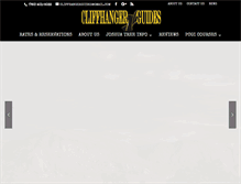 Tablet Screenshot of cliffhangerguides.com